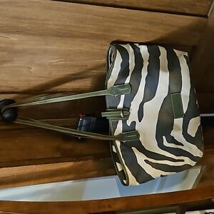 Dooney & Burke Zebra Tote Bag